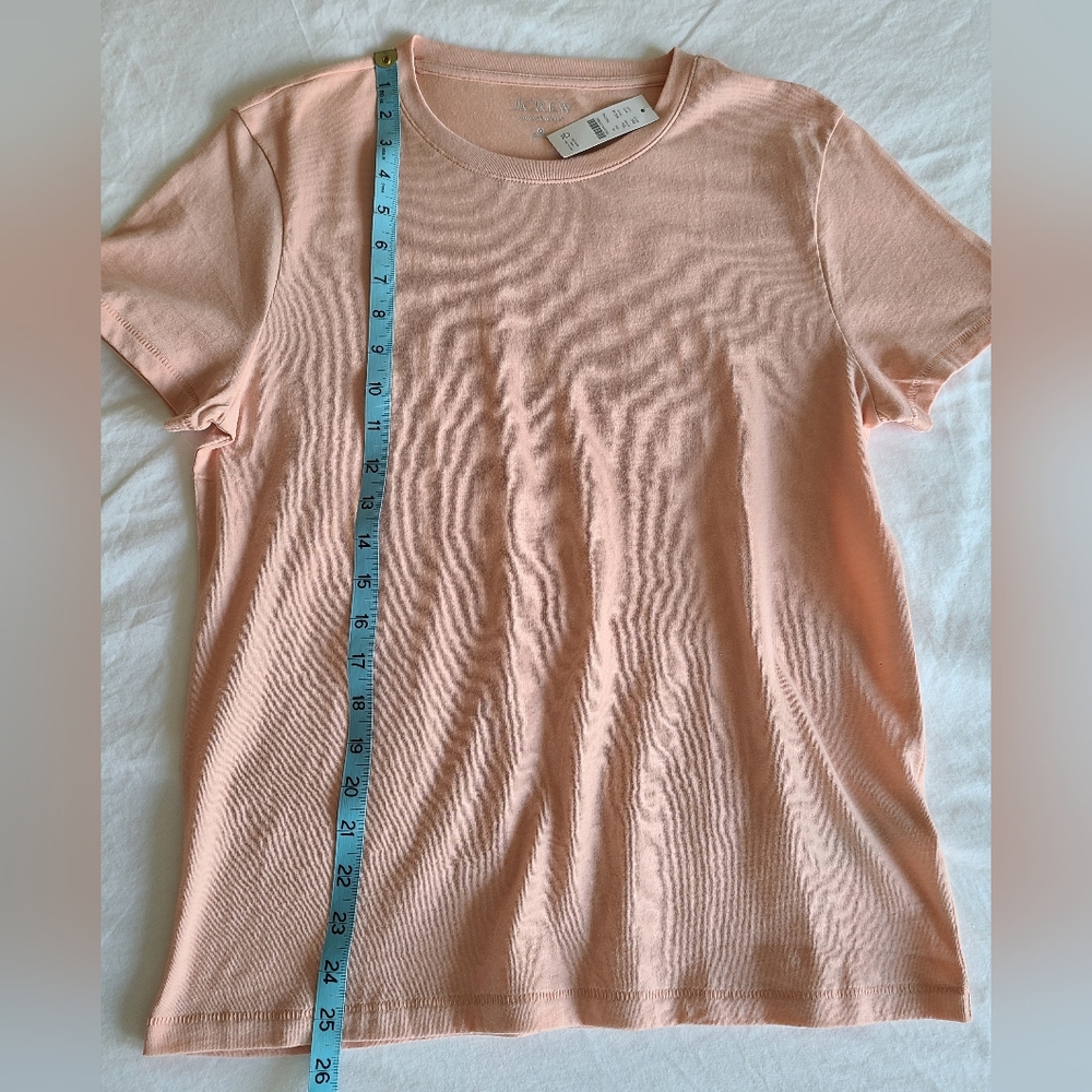 J. Crew/LOFT Short Sleeve Crew/V-Neck Tops - Pink, White, Yellow - Picture 9 of 16